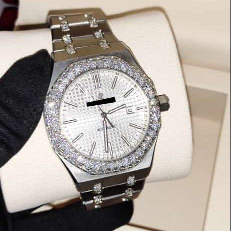 Ready To Ship 2023 Luxury Customized Automatics VVS D Moissanite hop hop iced out Watch For Men And Women  Iced Out Rapper Watch