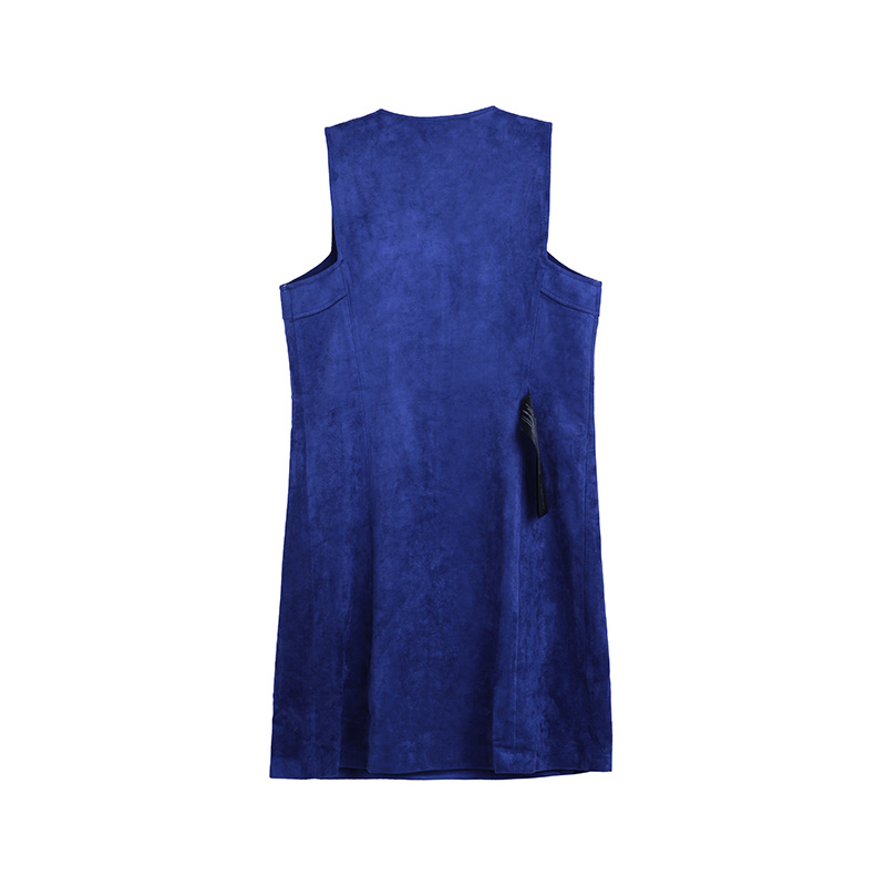 9K42  2022 Women dress trend navy new design elegant dresses lady solid color slim office casual dresses for women