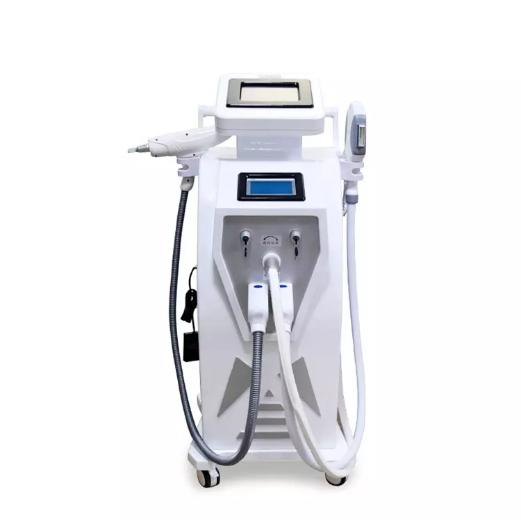 2022 IPL rf laser hair removal beauty machine rf skin tightening face lifting nd yag laser tattoo removal 3 in 1 device
