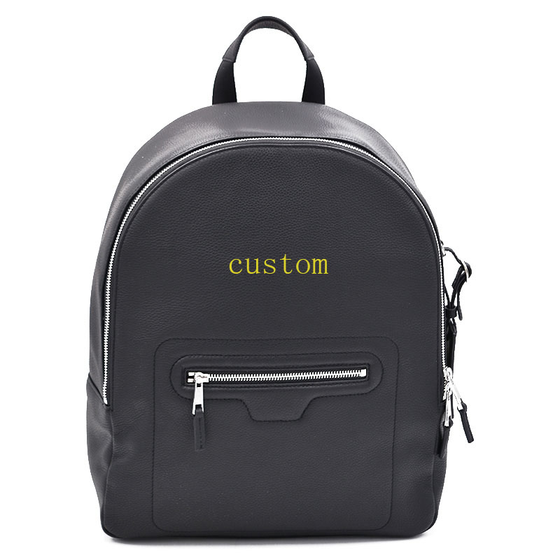 Fashion Black Leather Mini School Backpack Bag Vintage Custom Travel backpack Bag For Women
