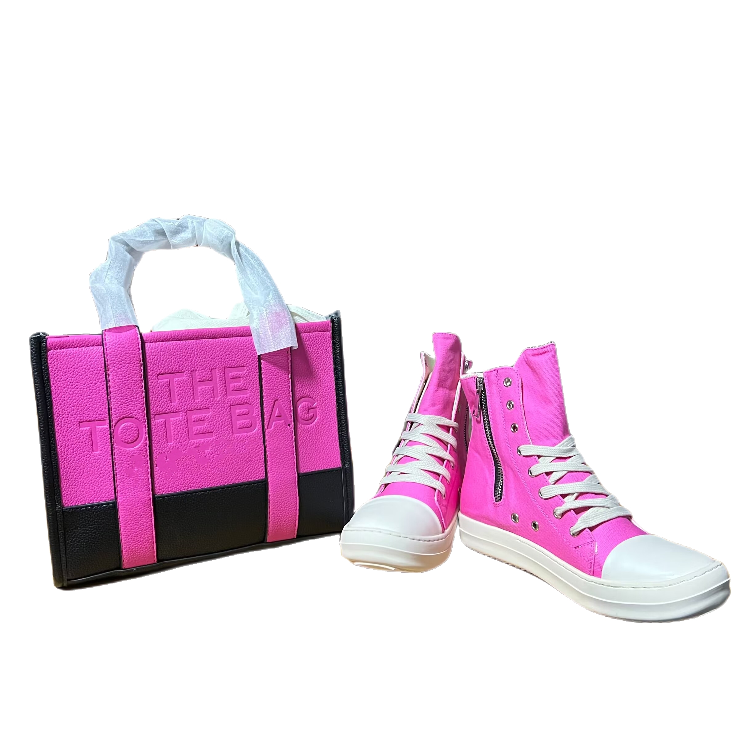 Sneaker and purse set 2023 Luxury Designer matching handbag shoe set Women Snapshot CrossBody tote Bag