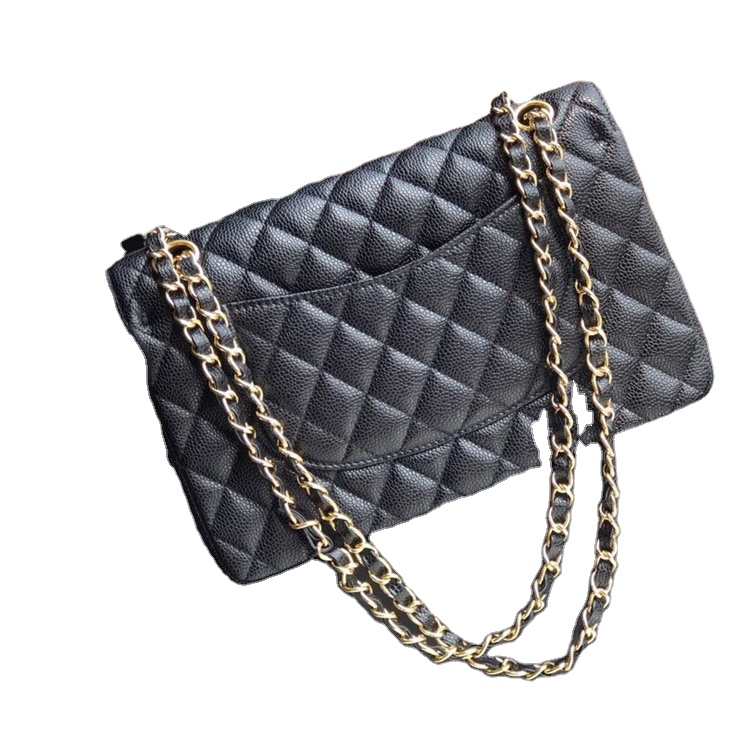 Fashion Luxury shoulder bag quilted handbag black crossbody bag for women