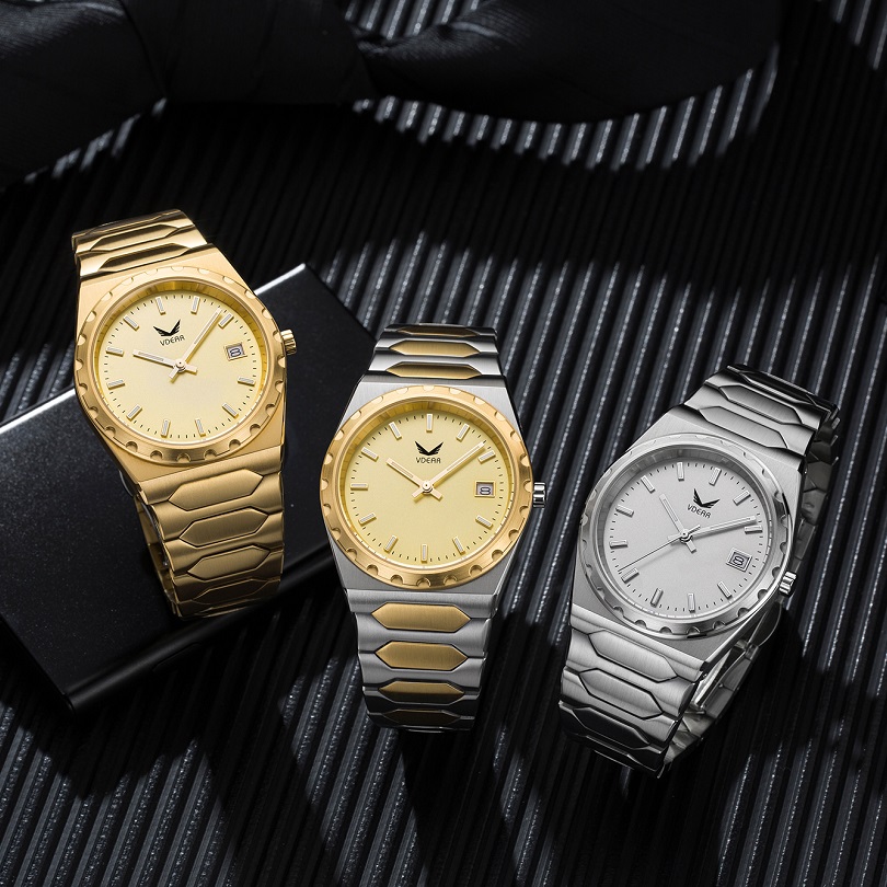 Personality And High Quality Charm Gold Women Wrist Luxury Man Waterproof Trend Design Quartz Watch