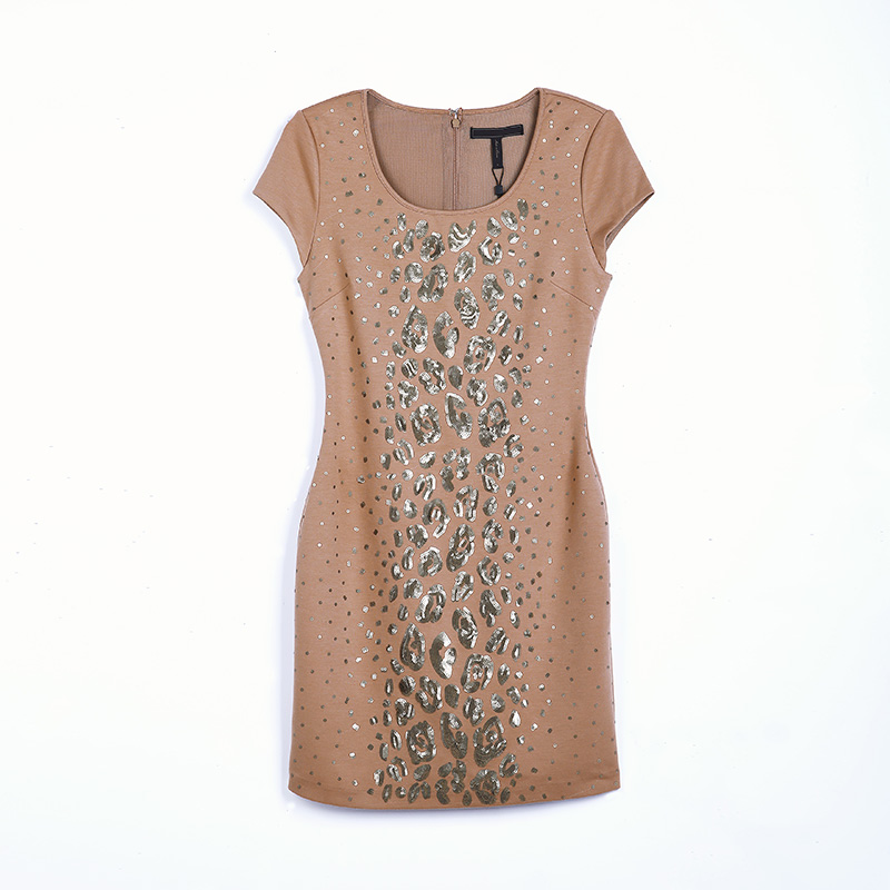 U407 Summer New Women Clothing 2022 Sequin Summer Dress Mini Bodycon Dress Vintage Women Dresses