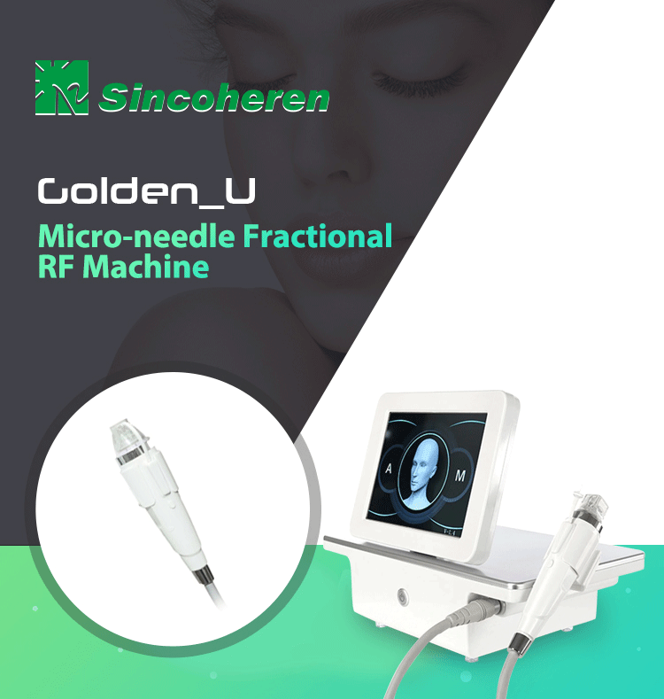 Sincoheren 2022 Best RF Microneedle Beauty Equipment For Wrinkle Removal Face Lifting Skin Tightening Skin Rejuvenation