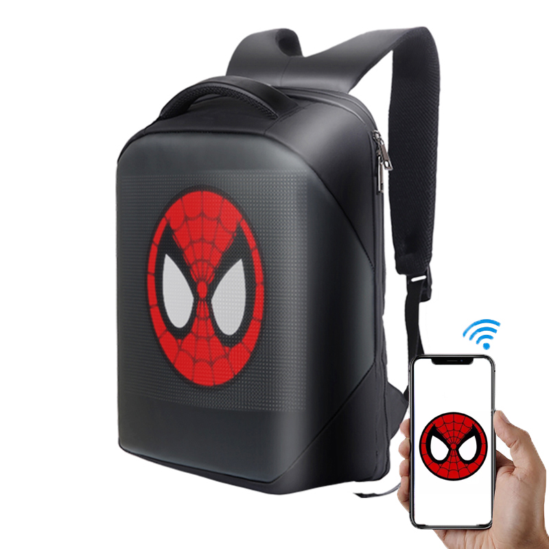 LED flashlight backpack school bags for teenager USB outdoor backpack ,computer bag,personalized student bag LED bag