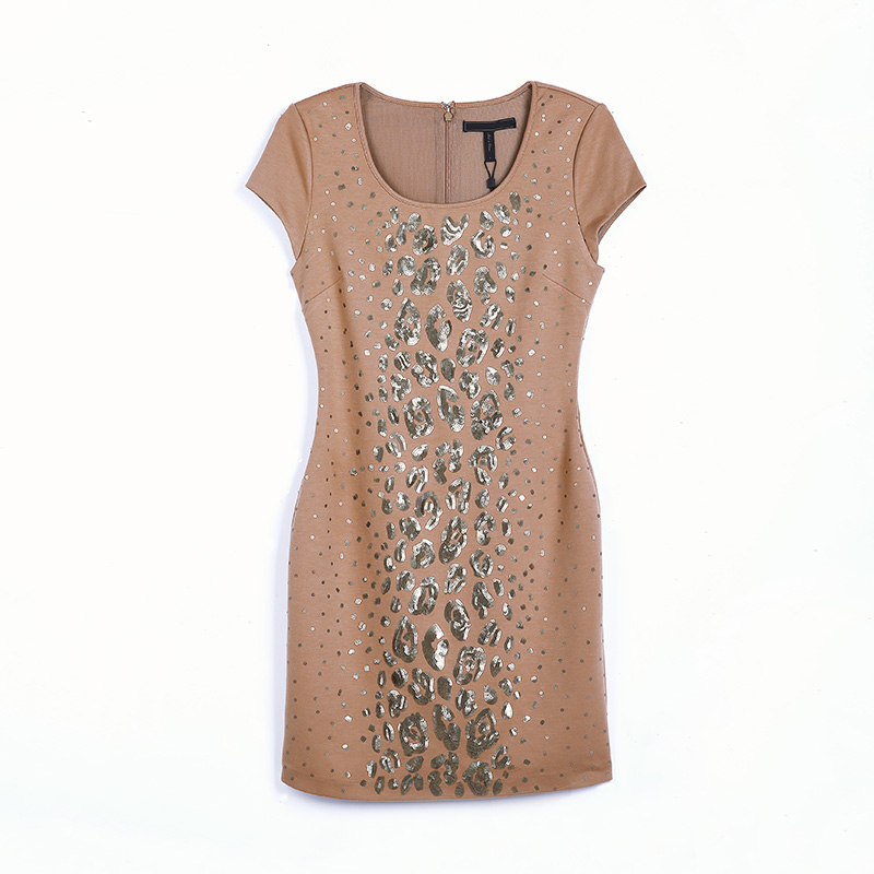 NU407 Summer Sequin Summer Dress Mini Bodycon Dress Vintage Women Dresses