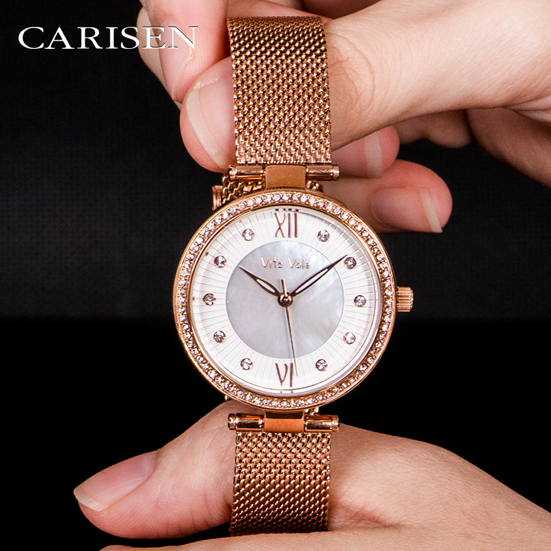 2021 Girl Diamond Stainless Steel  Quartz Watch Women Watches Luxury Fashionable Ladies Women Wrist Watch