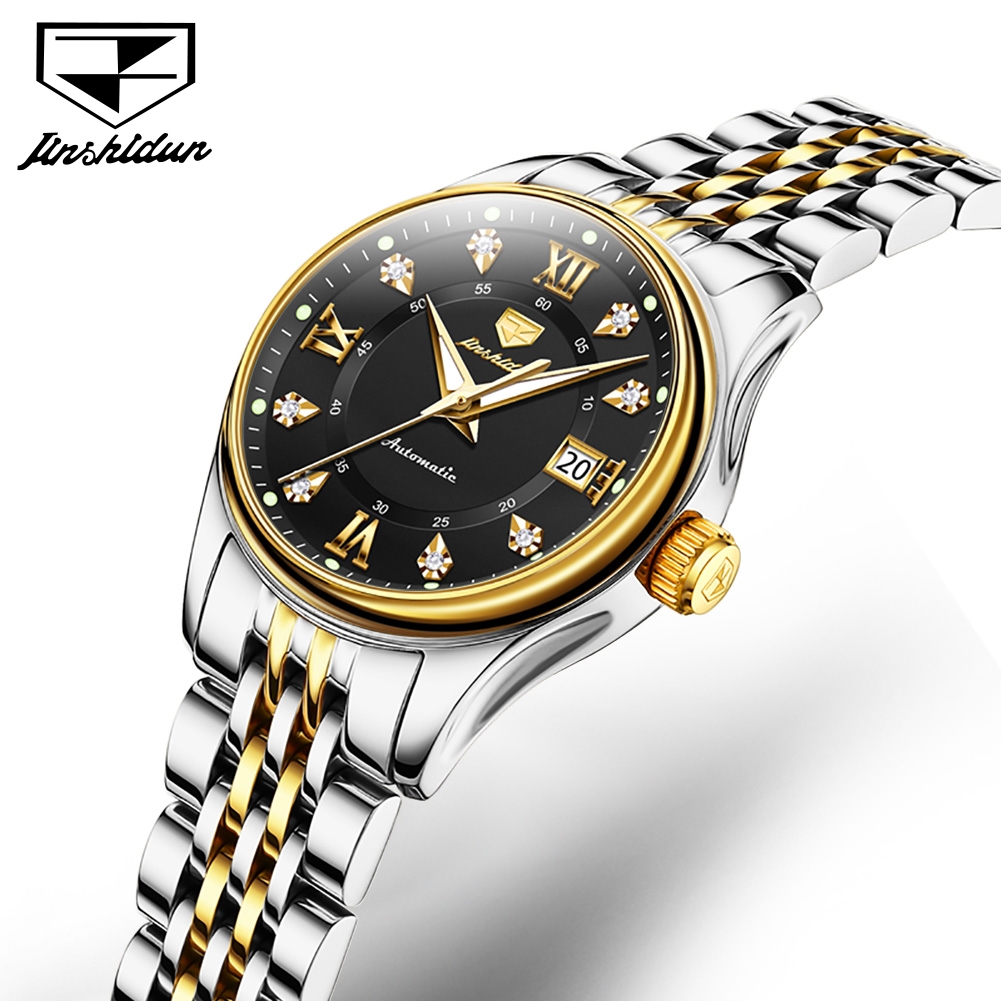JSDUN 8939 Relojes Quality Automatic Mechanical Fashion Wrist Luxury Mens Outside Waterproof Custom Logo Watch For women