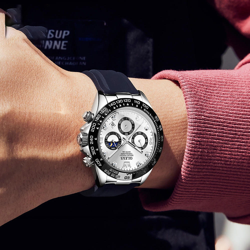 High Quality 3A Automatic Mechanical 904L Watch Tape Steel Band Men's Waterproof Brand Luxury Watch