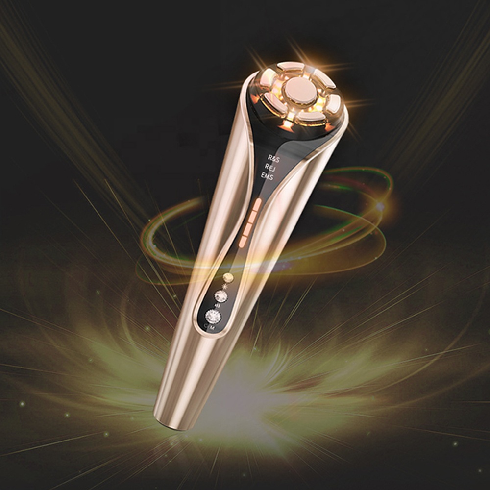 2022 New Design Radio Frequency Care Fine Lines Reduce Face Massager Vibrating