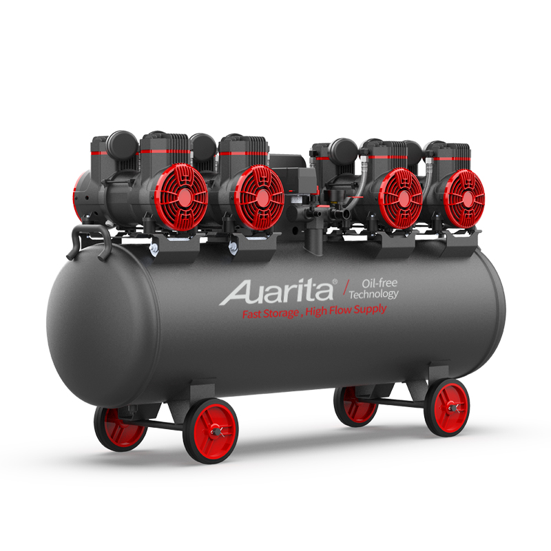 120 Litre 750W*4 Electric AC oilfree oil-less air-compressor 220v silent air compressor