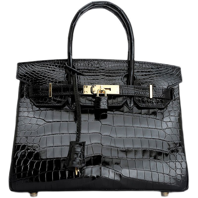 Fashion Crocodile Genuine leather Women's Handbag Luxury Large Capacity Women's Tote Bag