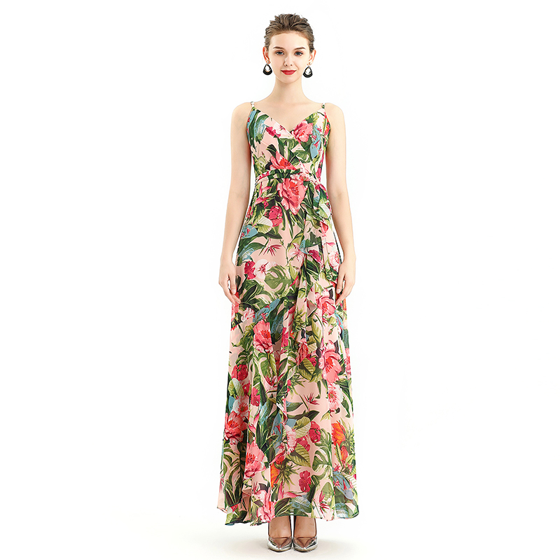 ND113 women dresses 2022 trending summer sexy Strap Slip Maxi Dress Women's Dresses