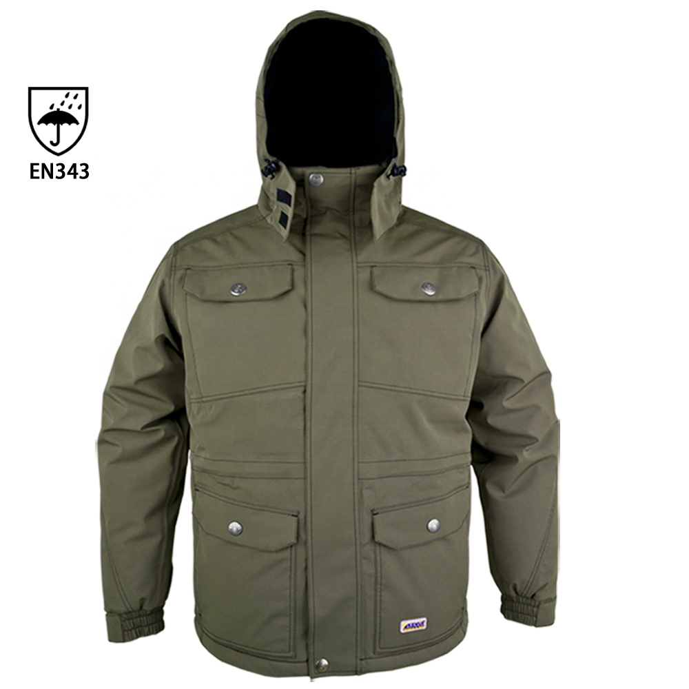 Casual big and tall clothing Padded Custom Outwear Windproof Winter Hooded Wholesale men parka coats jacket