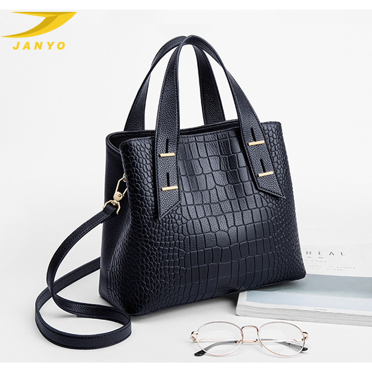 Top quality multi-function genuine leather single shoulder lady shoulder bag with long strap