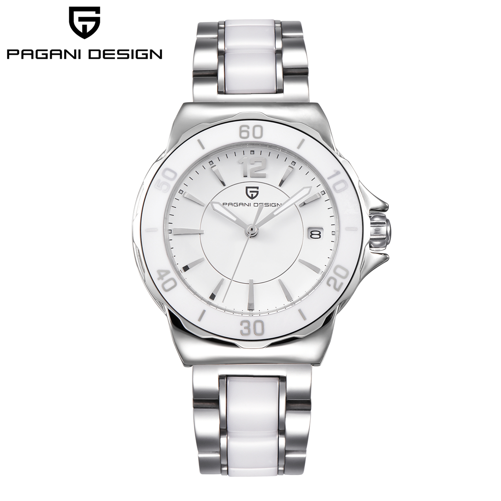 PAGANI DESIGN 2555 Women Quartz watch Luxury Brand Stainless Steel Watch High Quality Wrist Watch