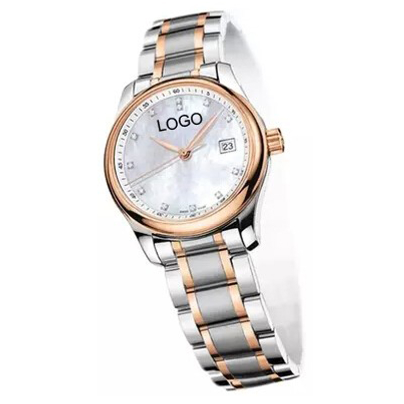 Jewelry luxury business women's watch 18K gold wrist watch 5 ATM water proof