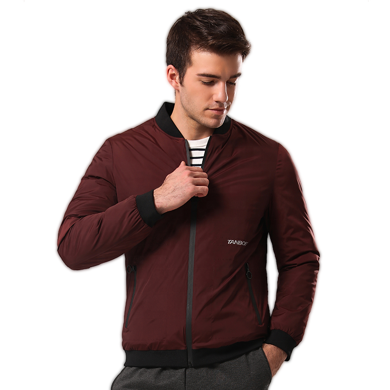 OEM Men Down Coats Manufacturer Short Cool Light Weight Water-resistant Goose Down Jacket For Men