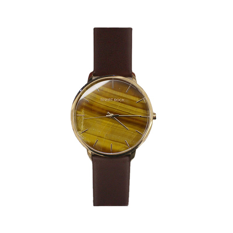 Customize Fashion Luxury Tigerite Tiger Eye Stone Wrist Watches For Women And Men