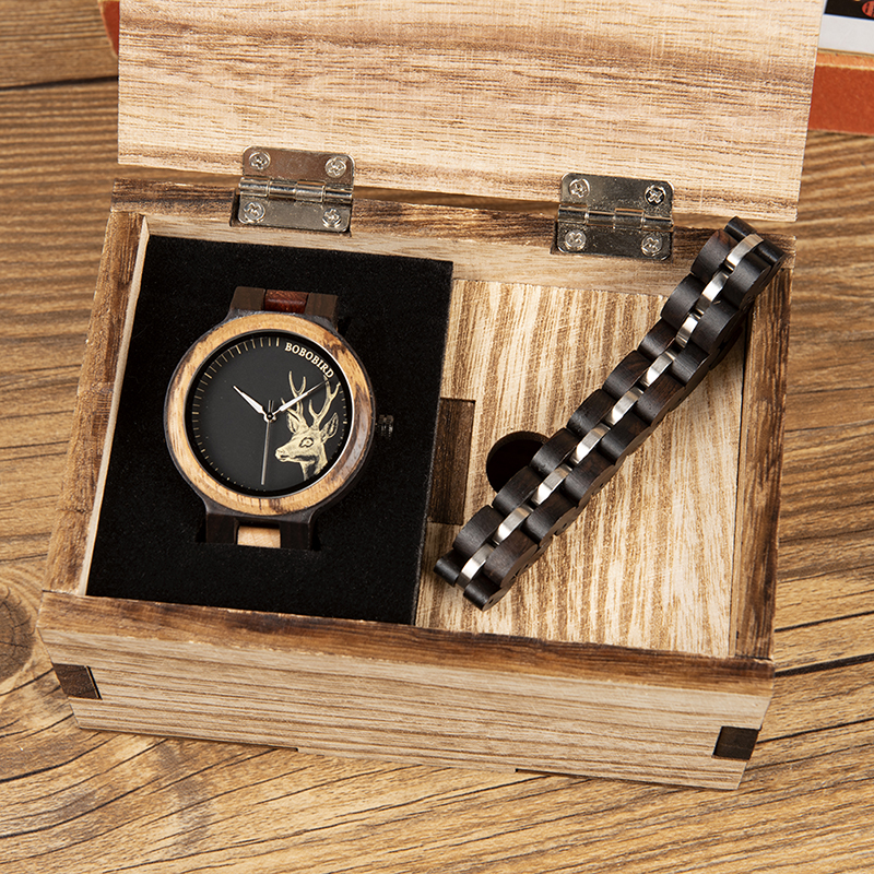 Luxury Women Wooden Watches Ladies Wrist Watches For Women Bracelet Watch with wooden box