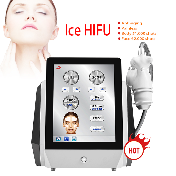 Mini 7d Hifu Face Rejuvenation Vmax Wrinkle Removal Smas Lifting Hifu3d Ultrasound 5d Ice Hifu Device