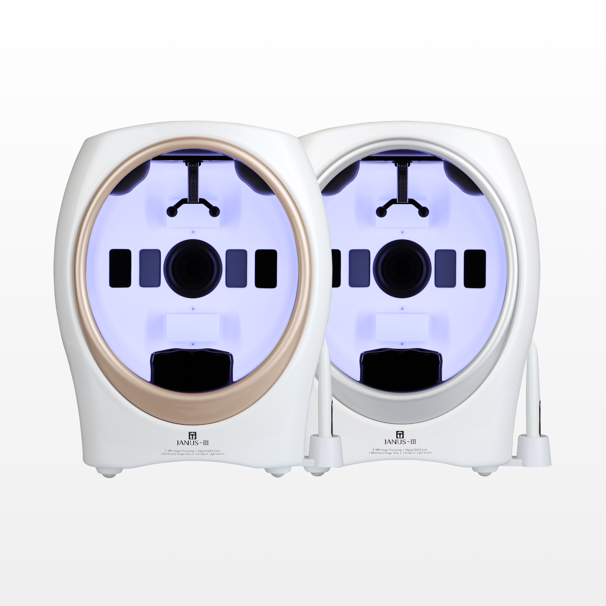 JANUS III Skin Scanner Analyzing Common Skin Problems including Pores, Wrinkles. Elasticity, Brightness, etc for Improvement