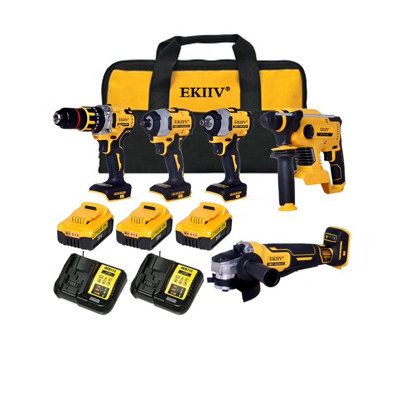 long duration battery durable Wide range of applications home improvement set dew cordless tool sets 18V 20V
