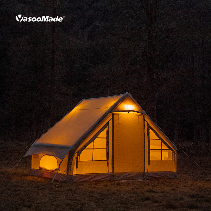 Automatic Waterproof Outdoor Beach Marquee Canvas Party Glamping Inflatable Camp Camping Outdoor Tent For Events Outdoor