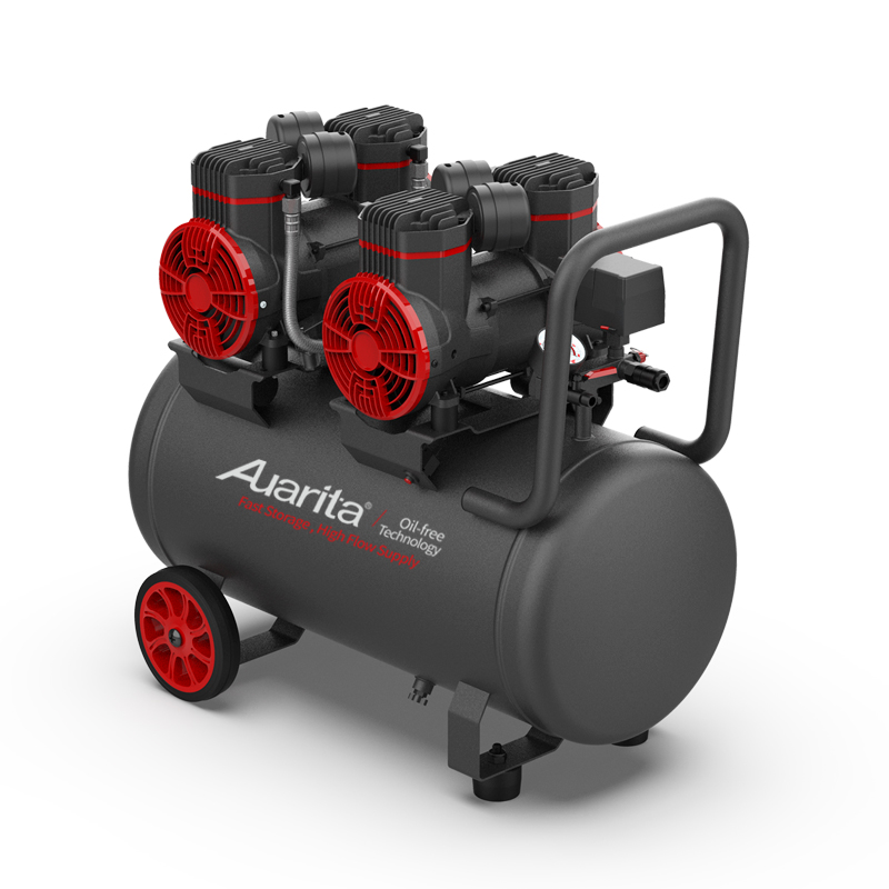 2 hp 1500W air compressors 8 bar 50Liter 2hp oil free silent air compressors