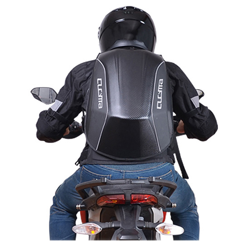 V451 Travelling quality waterproof carbon fiber hard shell motorcycle helmet  backpack