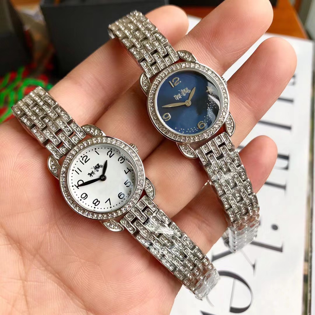 High Quality Factory Luxury New Women's Watches Women Stainless steel case bracelet Quartz Watch
