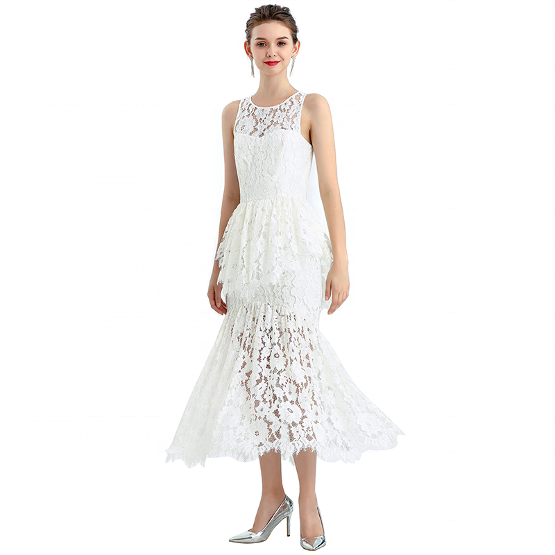 ND085 Summer High Quality Elegant Evening Women Dresses