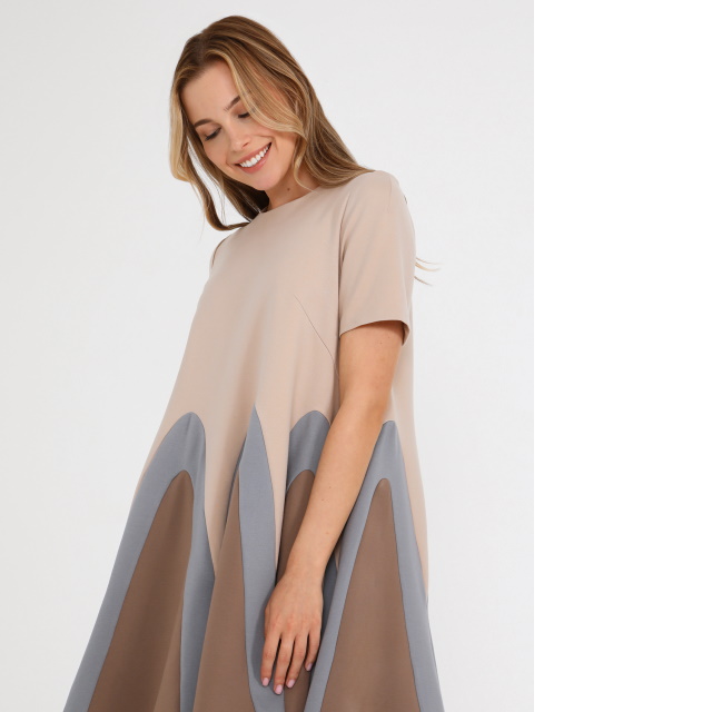 Morena Women Casual elegant Evening  Autumn-Summer Fashion Short Sleeve Womens Clothing Sexy Dress