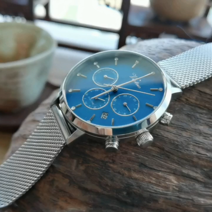 2021 Hot Selling Relojes Hombre Minimalist Custom Ladies Luxury Quartz Wrist Watch Stainless Steel OEM Chronograph Women Watches