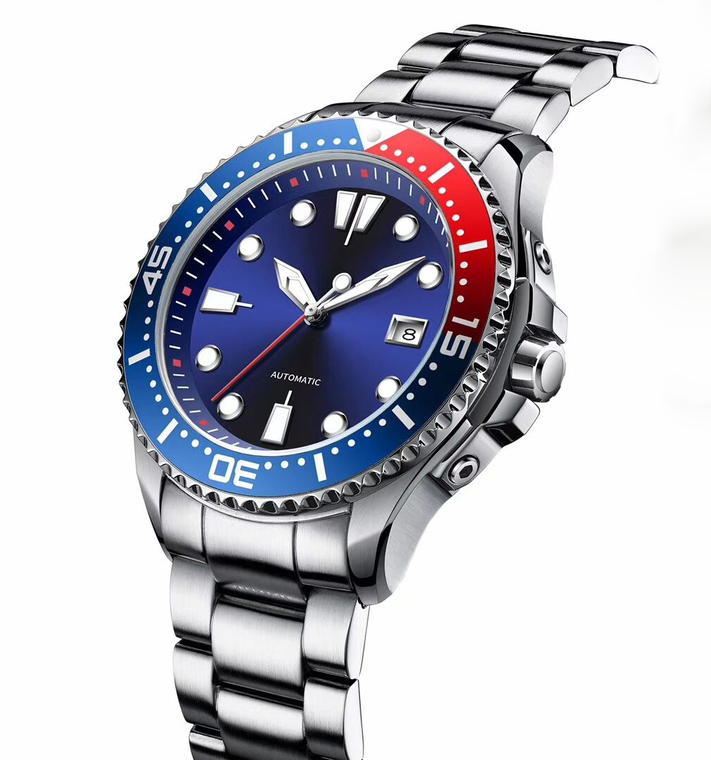Luxury Fashion Business Waterproof Wrist Watches Men  Stainless Steel Diver japanese Automatic  Watches luxury watches for men