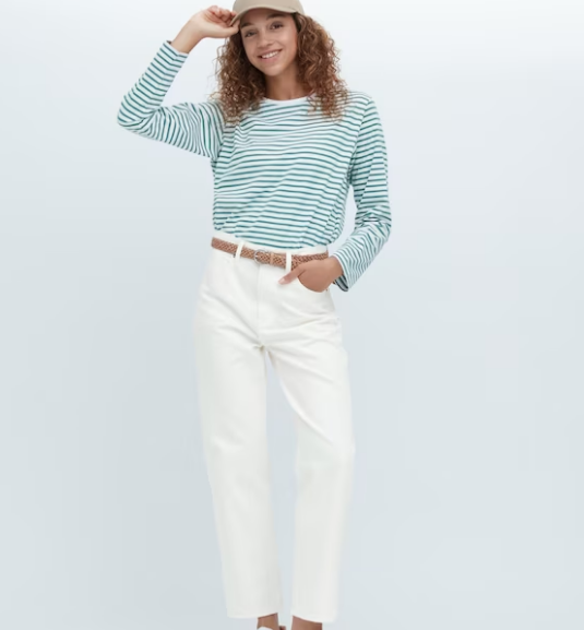 Boyfriend Tapered Jeans (Ankle Length)