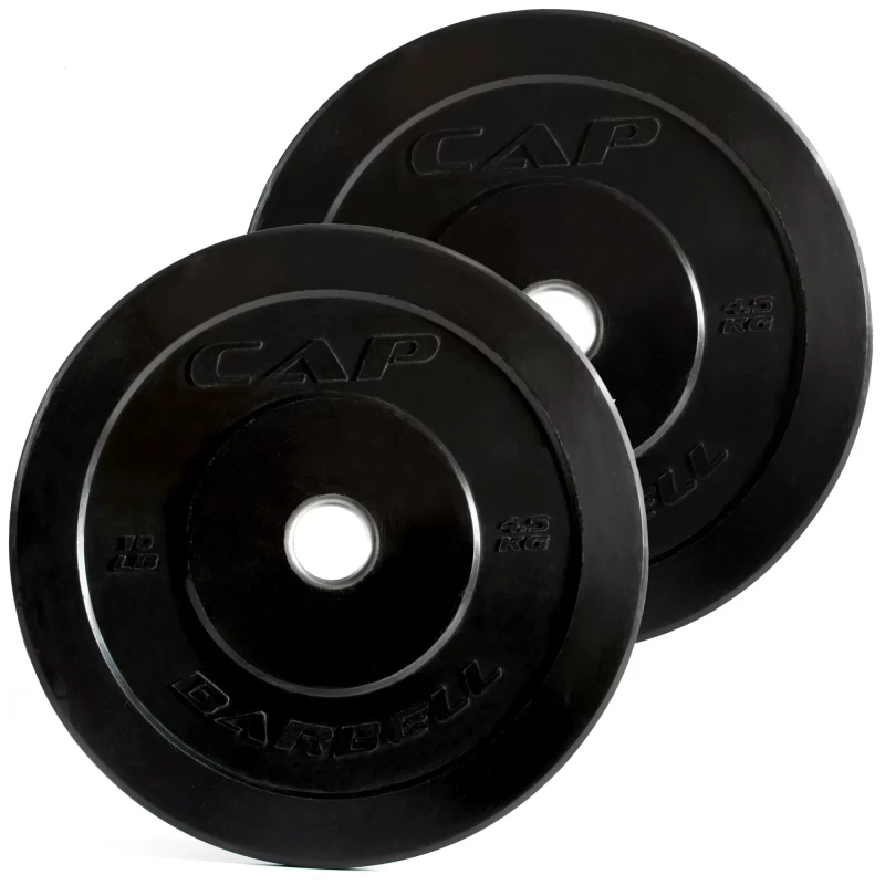 CAP Barbell - Olympic Bumper Plate Set, 20 Lbs.
