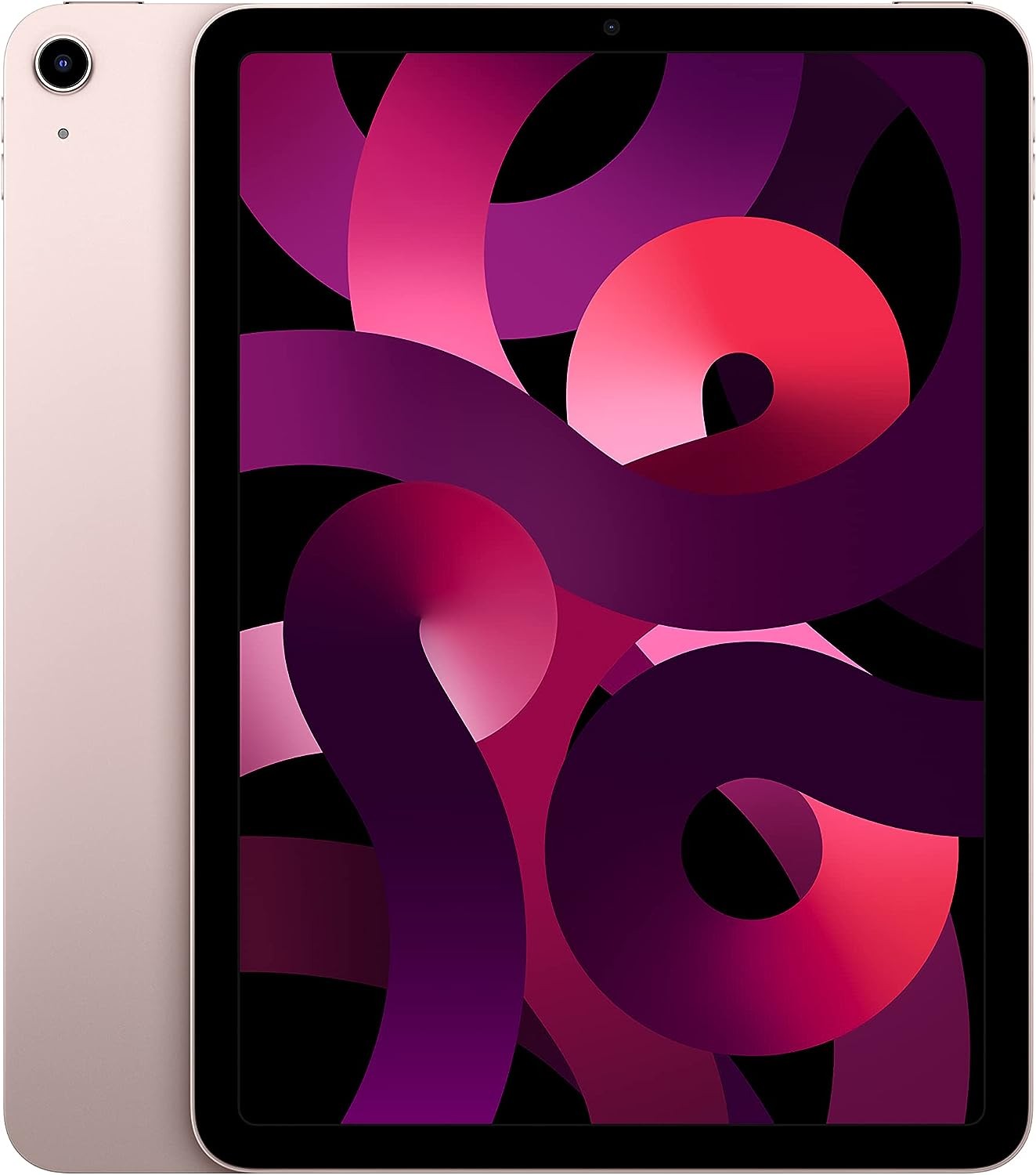 Apple iPad Air (5th Generation): with M1 chip, 10.9-inch Liquid Retina Display, 64GB, Wi-Fi 6, 12MP front/12MP Back Camera, Touch ID, All-Day Battery Life – Pink