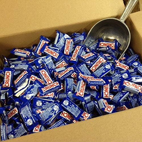 Nestle Crunch Minis 5 pounds bulk Crunch Bars