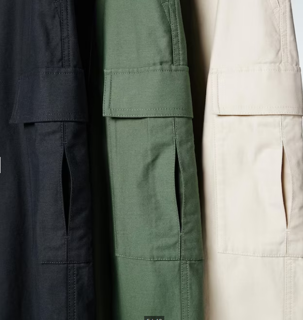 Wide Straight Cargo Pants