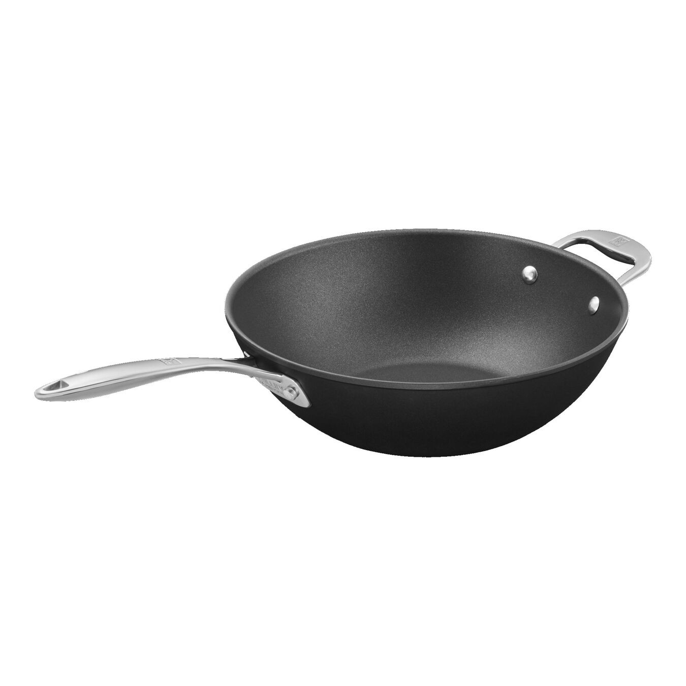 ZWILLING FORTE 12-INCH, ALUMINUM, WOK, BLACK MATTE