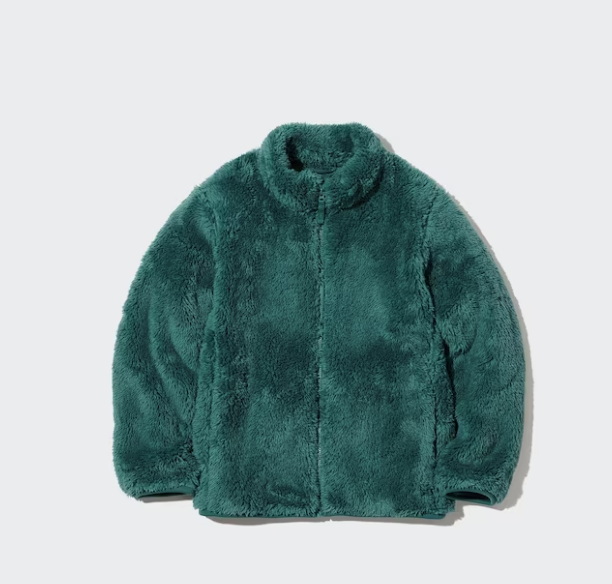 Fluffy Yarn Fleece Full-Zip Jacket