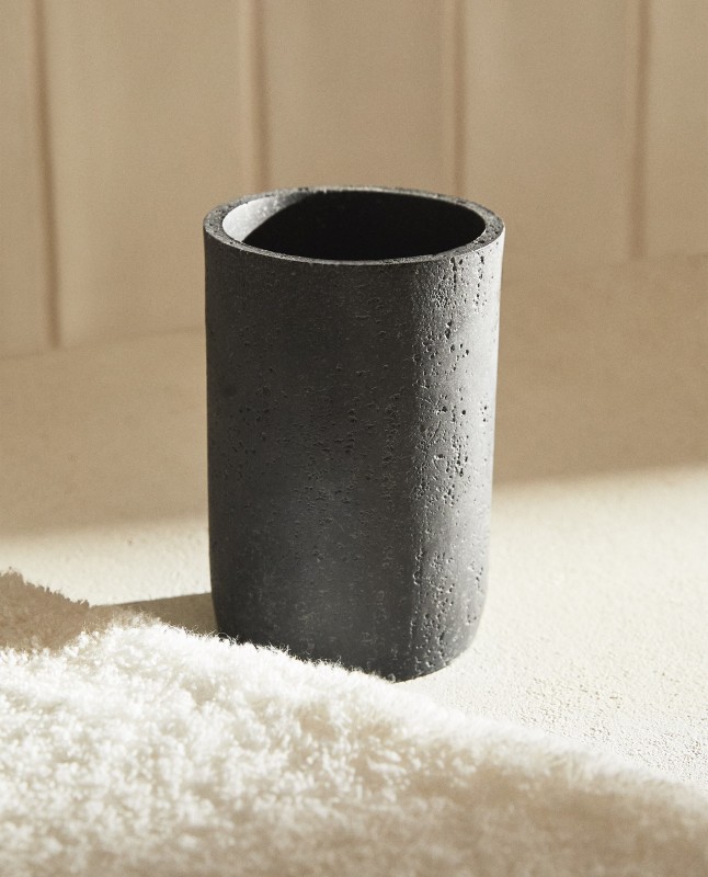 STONE GREY RESIN TUMBLER