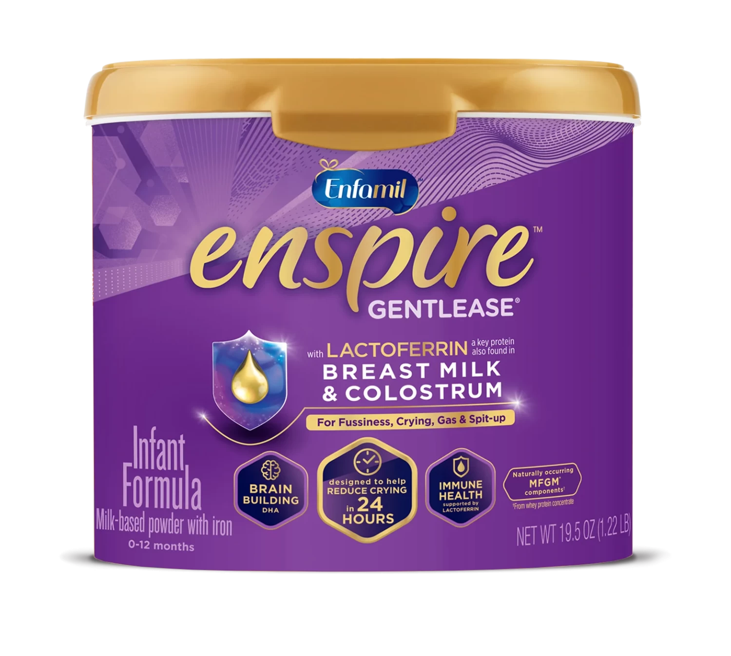 Enfamil® Enspire™ Gentlease® Infant Formula Powder - 19.5 oz Tub