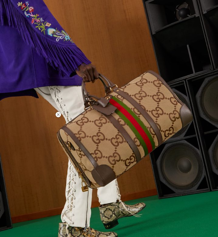 GUCCI JUMBO GG LARGE DUFFLE BAG