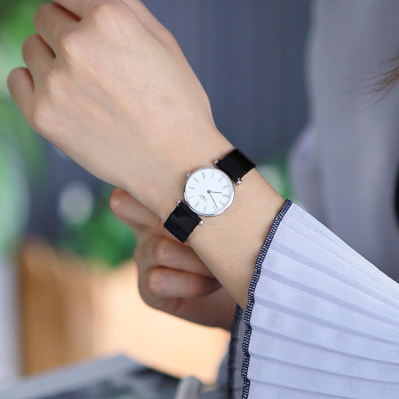 Longines Jialan series leather strap Roman scale fashion simple ultra-thin fashion classic quartz lady L4.209.4.11.2 leather strap L4.209.4.11.2