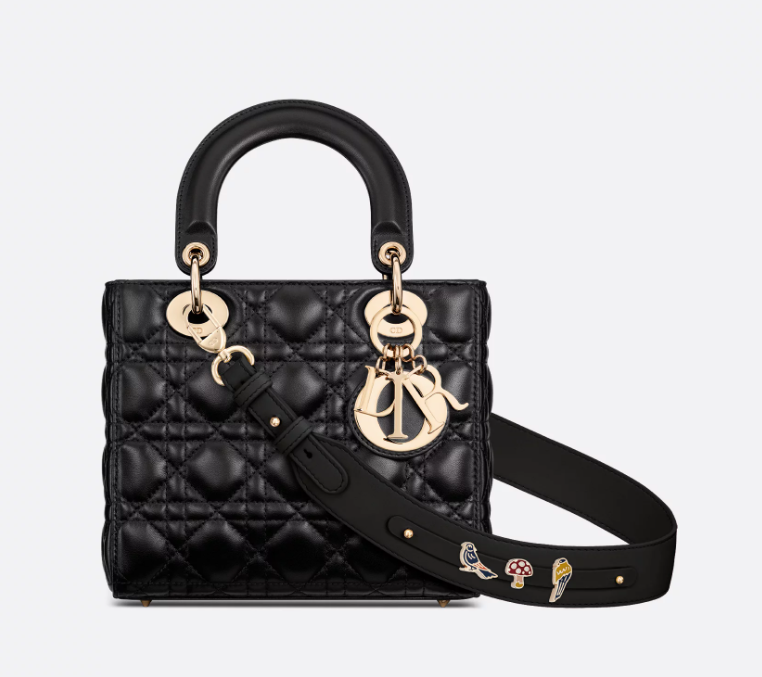 Small Lady Dior My ABCDior Bag Black Cannage Lambskin