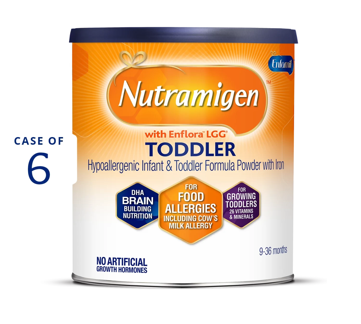 Nutramigen with Enflora LGG Toddler Formula - 12.6 oz Can (Case of 6)