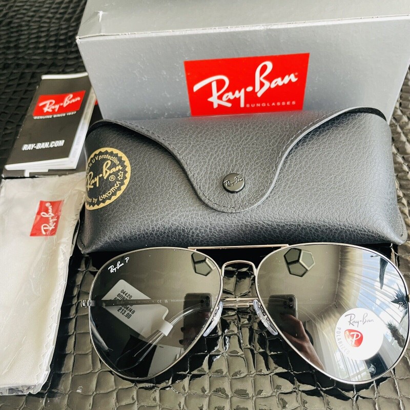 RAY-BAN AVIATOR METAL II MEN’S SUNGLASSES NIB! RB3689